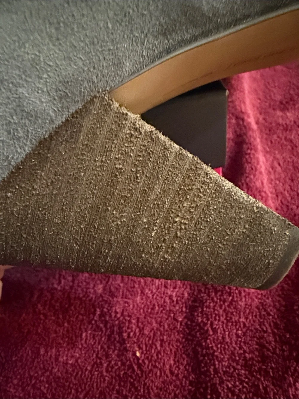 Vince Camuto gray suede